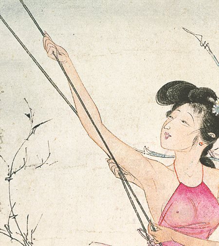 佳县-胡也佛的仕女画和最知名的金瓶梅秘戏图